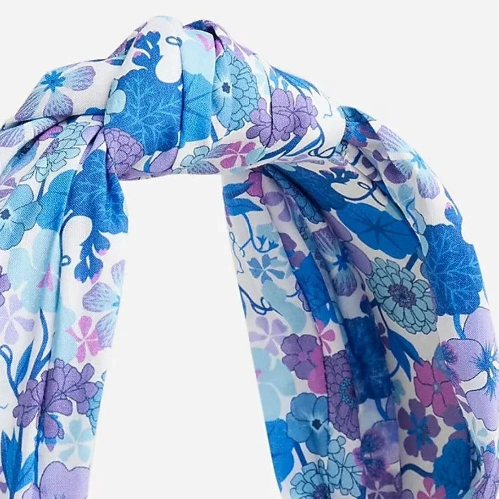 J. Crew Knot headband in Liberty print